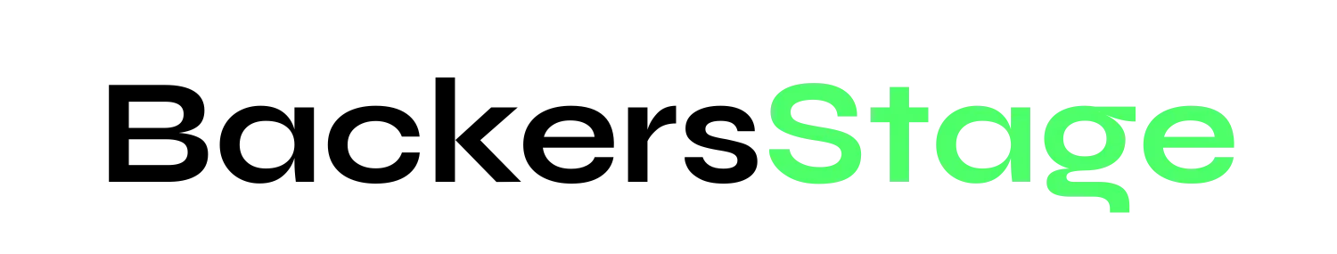 BackersStage Black Logo